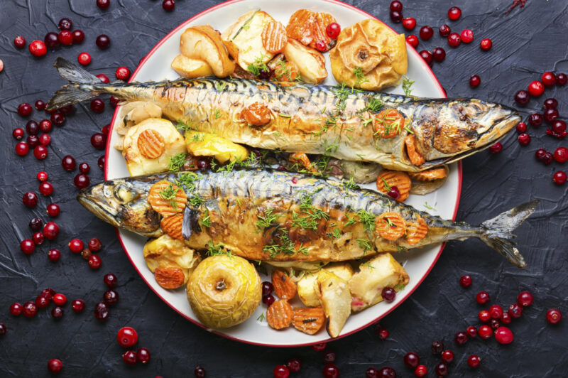 Kala-annos lautasella.