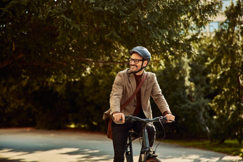 työmatkapyöräilijä.